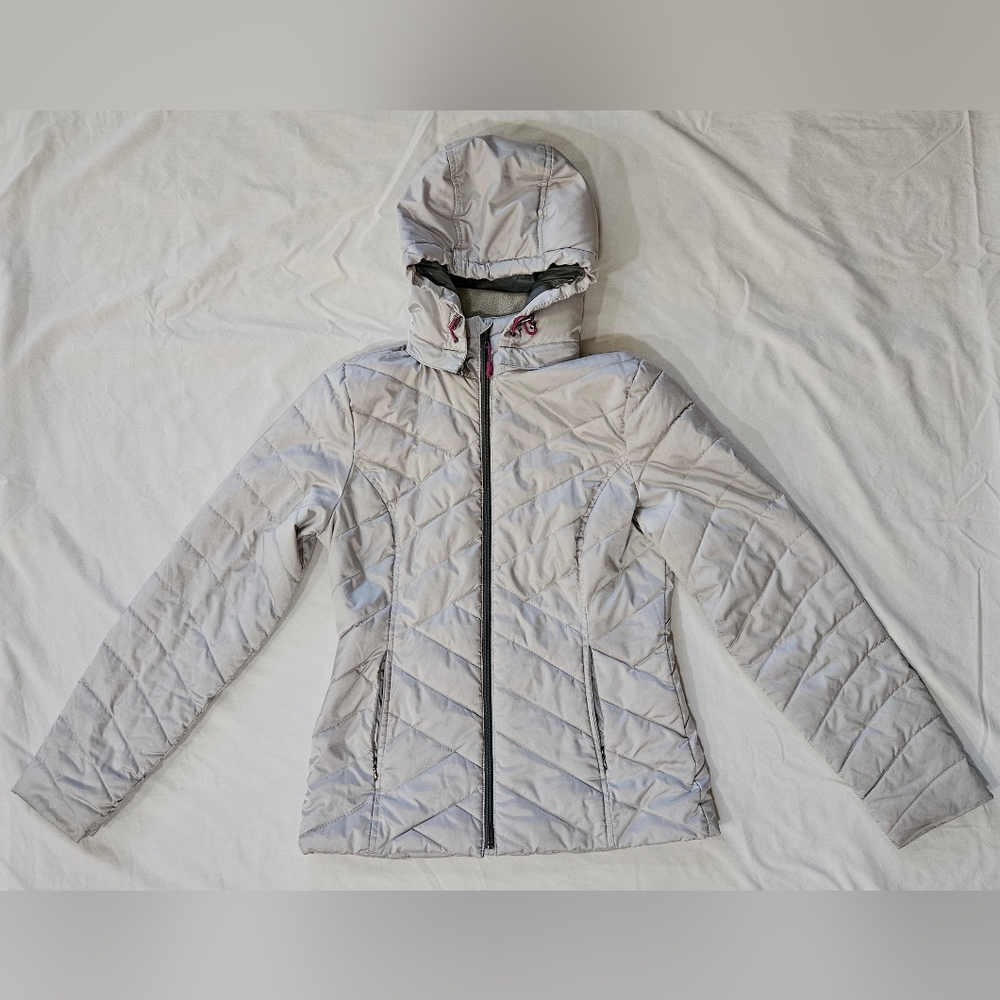 Tek Gear Warmtek Women's Silver Puffer Jacket